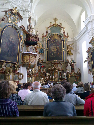 katolíci v kostele Lysá